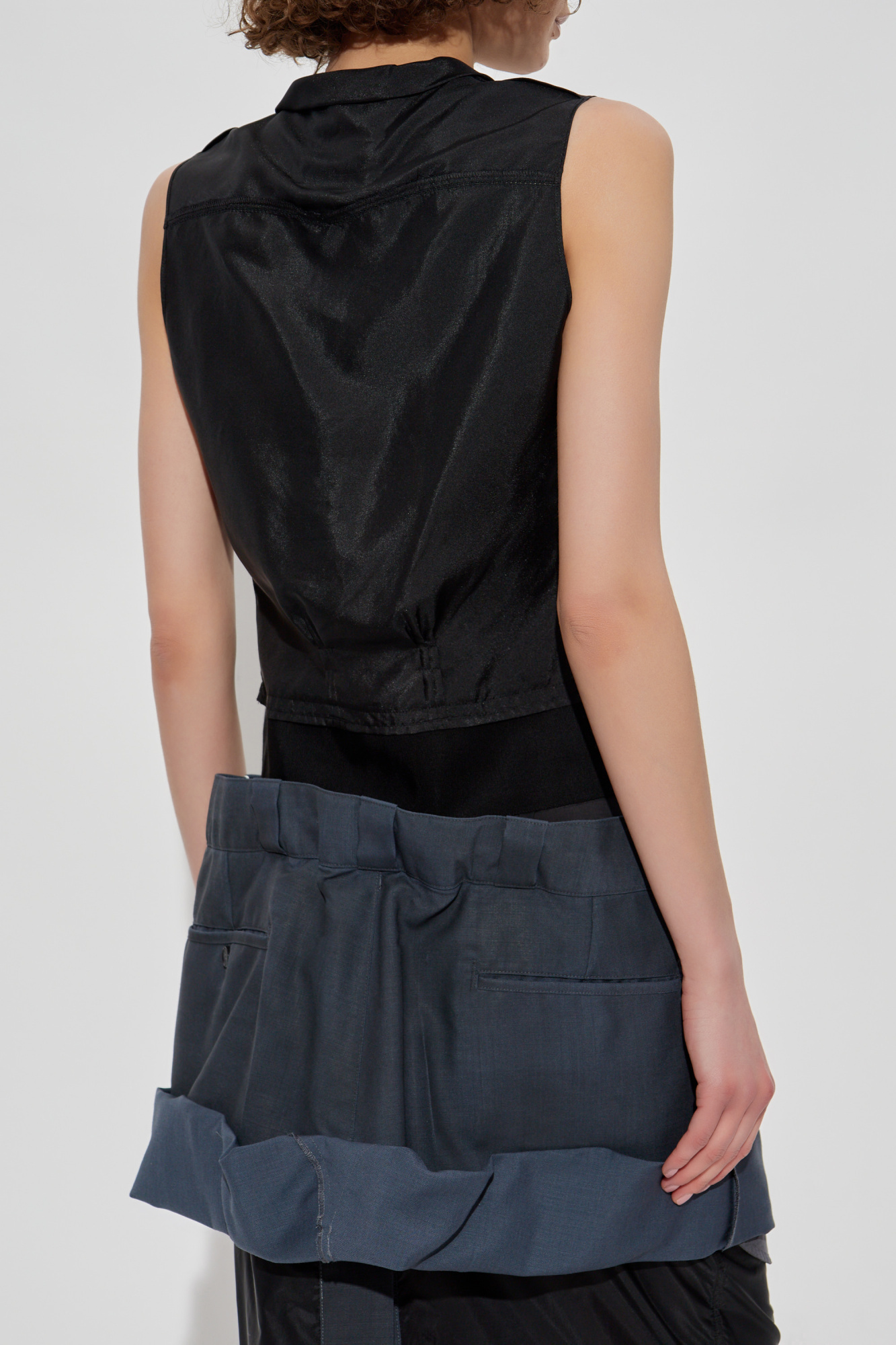 MM6｜SHORT-SLEEVED/SLEEVELESS (SH0GC0051 M20101 900) Maison Margiela Sleeveless shirt | Women's Clothing | Vitkac